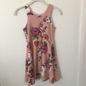 Pink Floral Dress